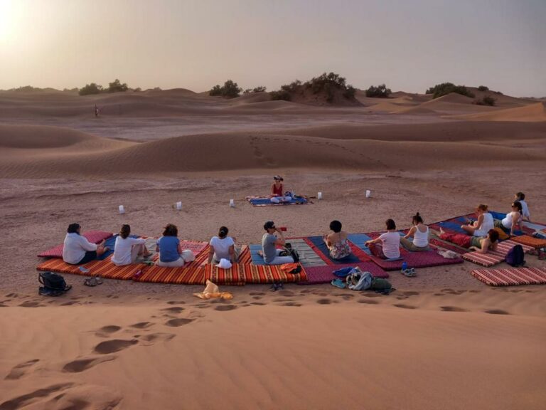 yoga retreat in Morocco Desert Sahara yoga retreat